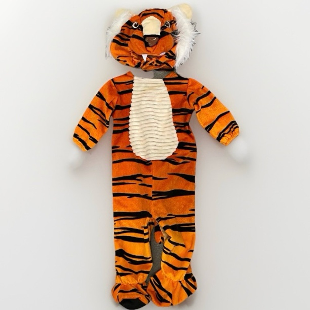 Spirit Halloween Baby Tiger Costume 0-6 Months NWOT